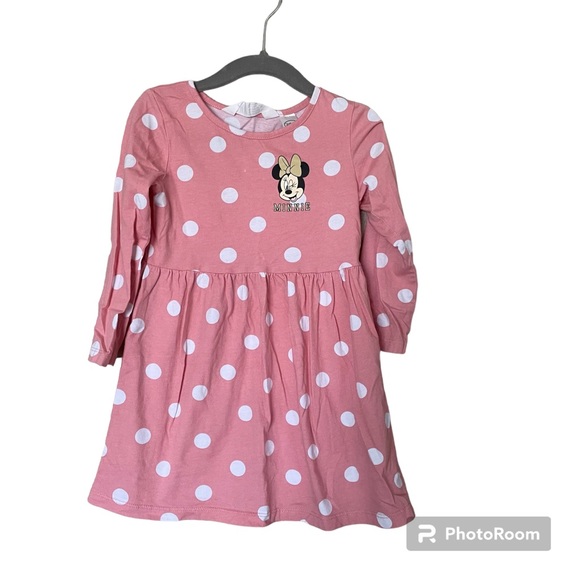 Disney themed bundle. H&M dress size 2-4yr, Disney Parks zip up size 4 - Picture 8 of 8